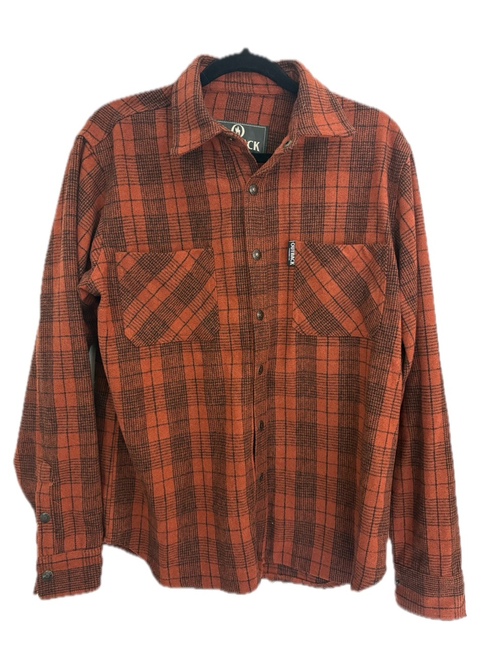 Outback Trading Co. Clyde jacket - Rust Plaid